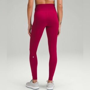 Lululemon Wunder Train High-Rise Tight 28" Pomegranate Size 6
